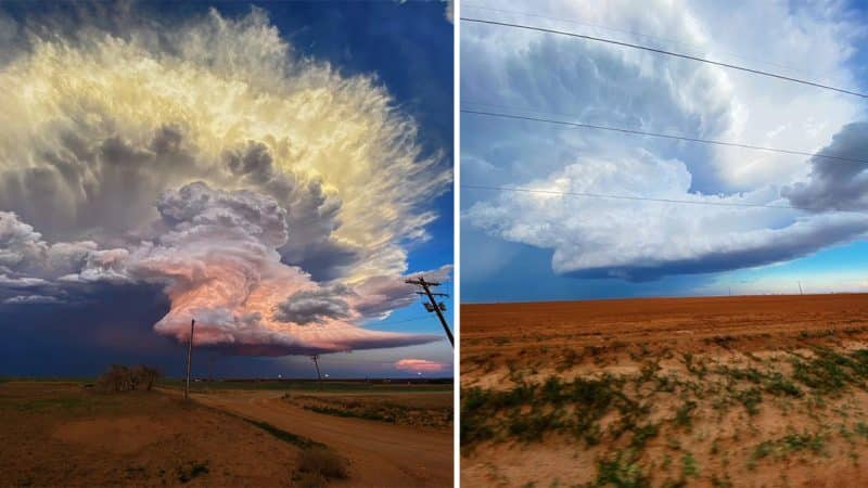 Laura Rowe, an Amateur Photographer and Hurricane Hunter, Captures Mesmerizing Images of a Tornado in Texas, Going Viral