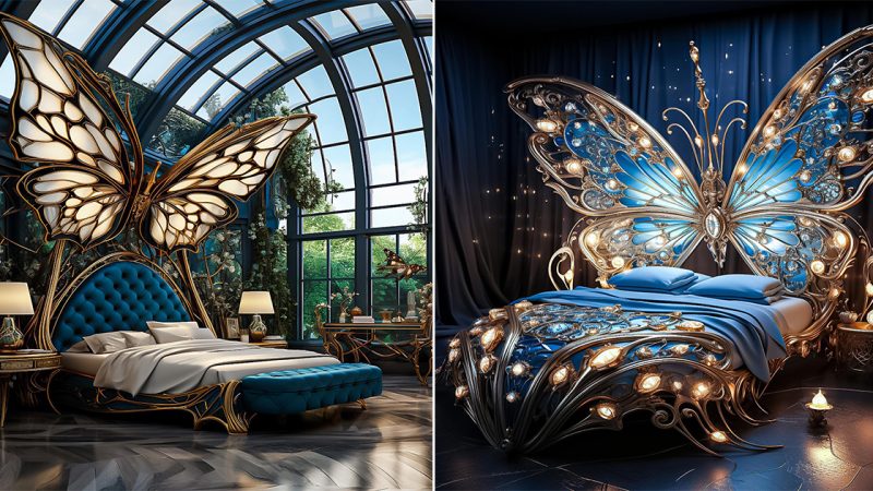 Blue Butterfly-Themed Furniture Concept Designs