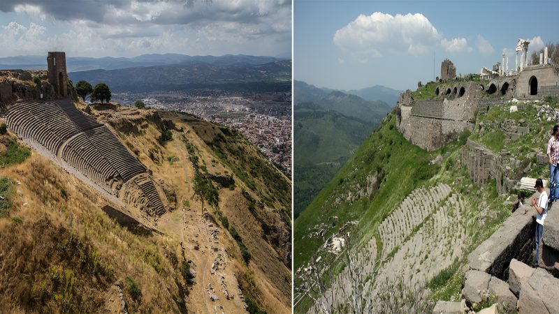 Pergamon Ancient Theater is the world’s steepest theatre.