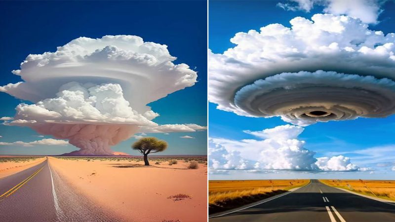 Nature’s Artistry Unveiled: Exploring the Extraordinary Cloud Formations that Push the Boundaries of Imagination