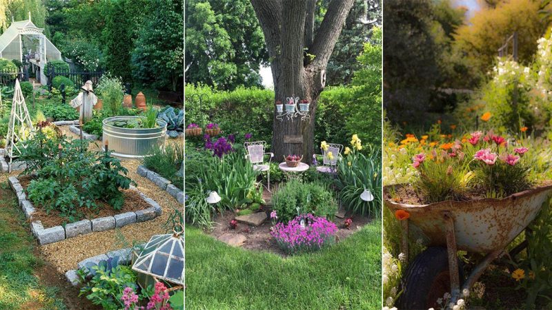 30 Rustic Garden Decor Ideas