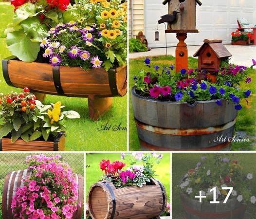 17 Intriguing Ways To Decorate Your Garden With Barrels