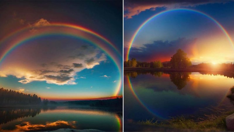 Nature’s Palette: The Mesmerizing Elegance of Rainbows