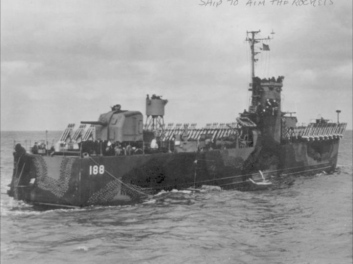LSM(R)-188: Floating missile fortress of the United States Navy in World War II